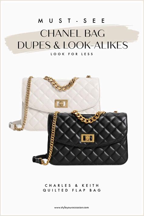 charles and keith chanel dupe|chanel aesthetic dupe.